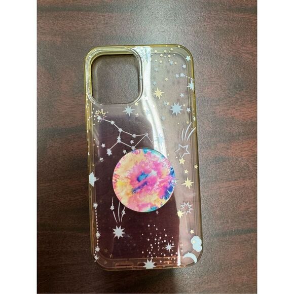 Astrological IPhone 12 Phone Case with Popsocket - Picture 1 of 2